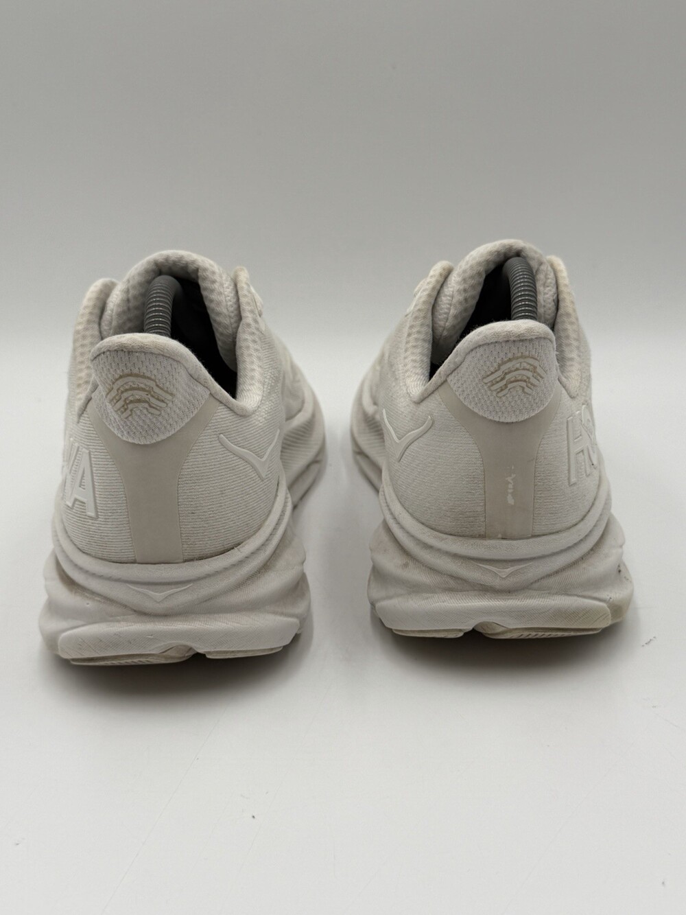Hoka One One Clifton 9 Womens Size 10B White Running Shoes Sneakers 1127896 NCWT - Picture 6 of 8